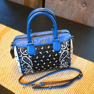 Coach Paisly And‎ Butterfly Bandana Bag.